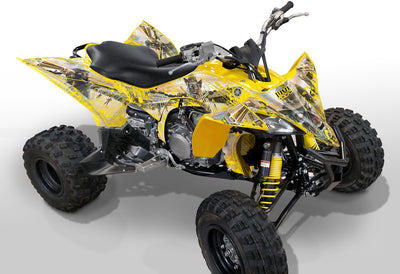 Zombie Outlaw Splatter - Yellow Design
