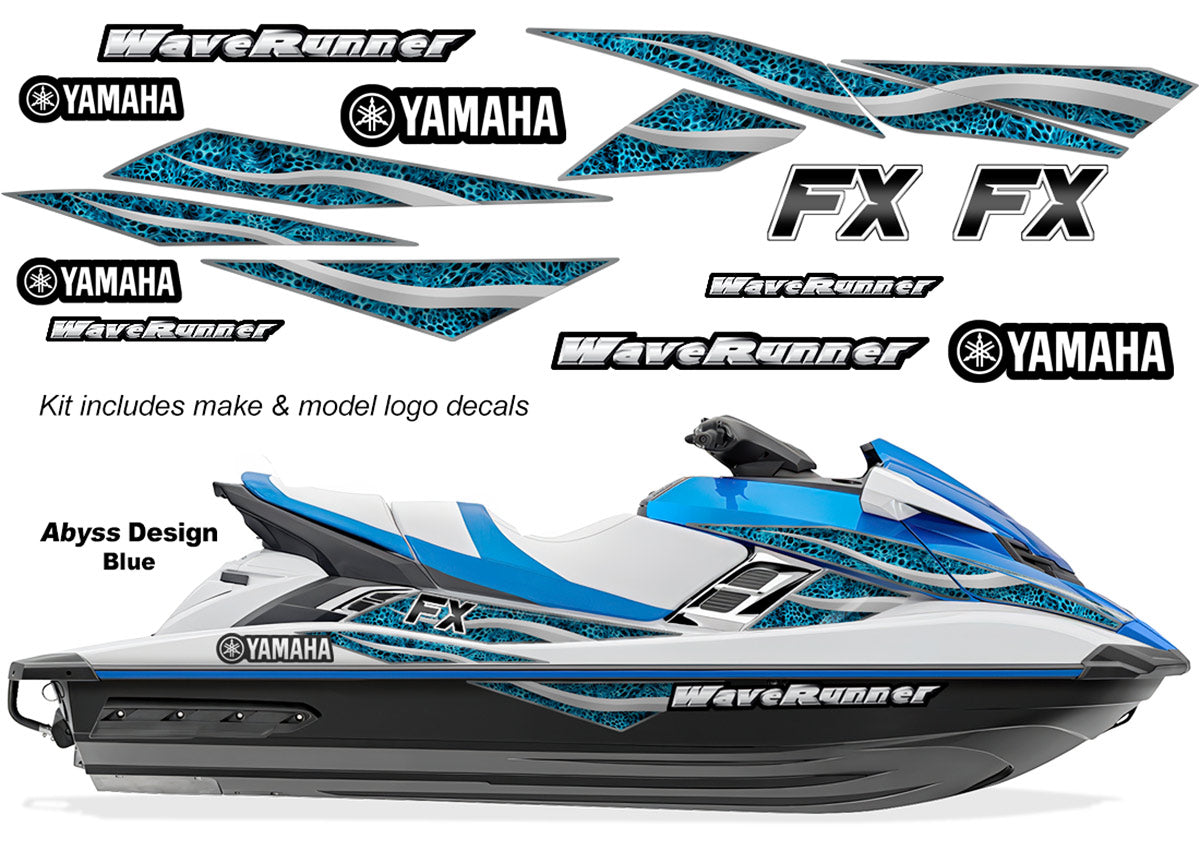 Yamaha WaveRunner FX HO Accent Graphics (2012-2018) - Abyss