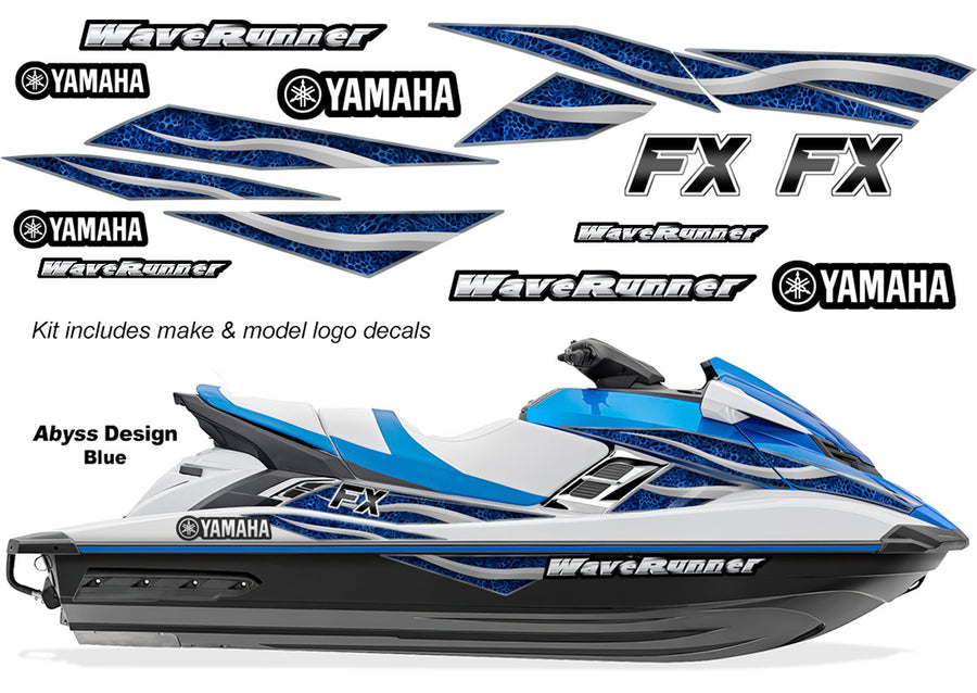 Yamaha WaveRunner FX HO Accent Graphics (2012-2018) - Abyss