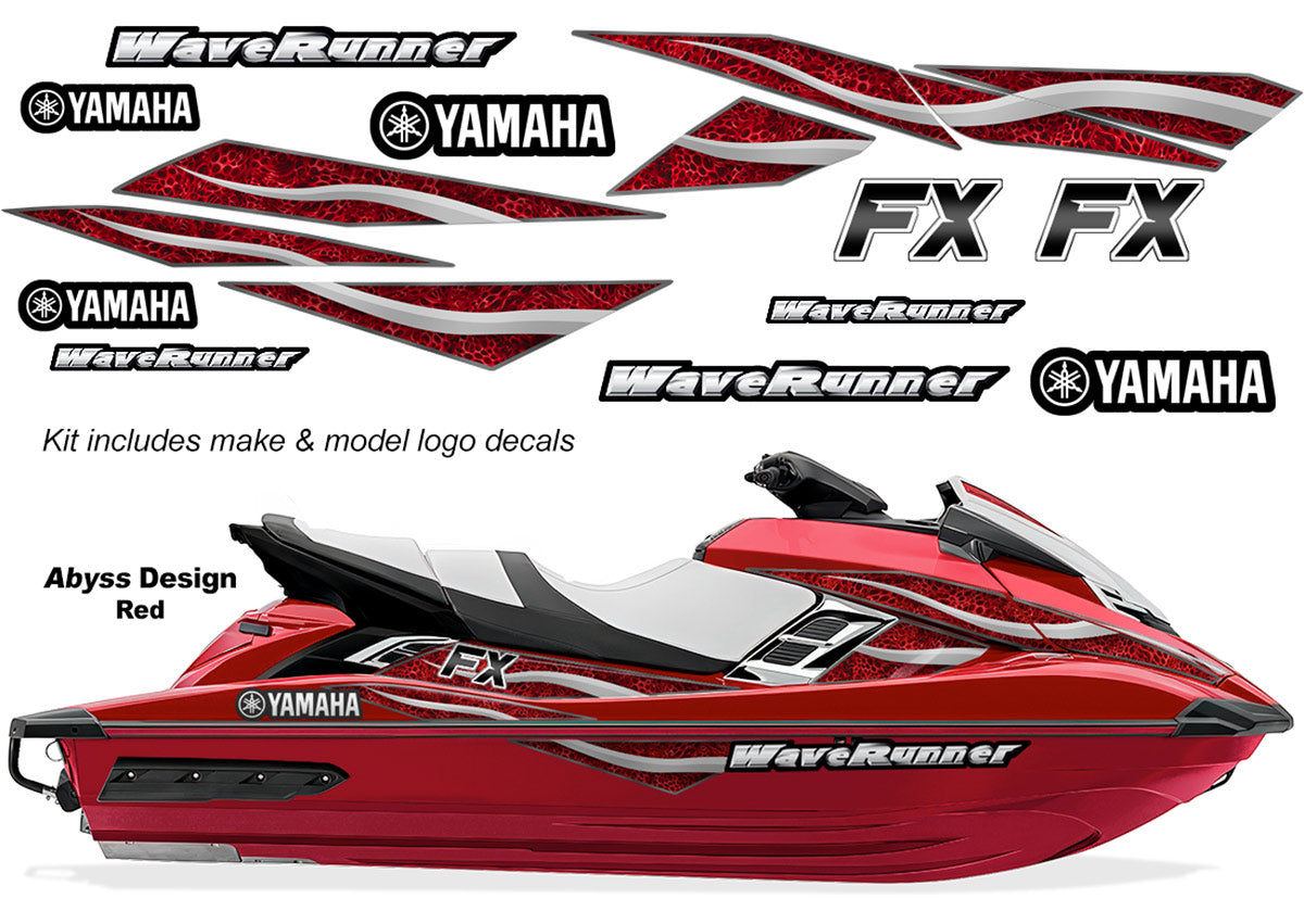 Yamaha WaveRunner FX HO Accent Graphics (2012-2018) - Abyss