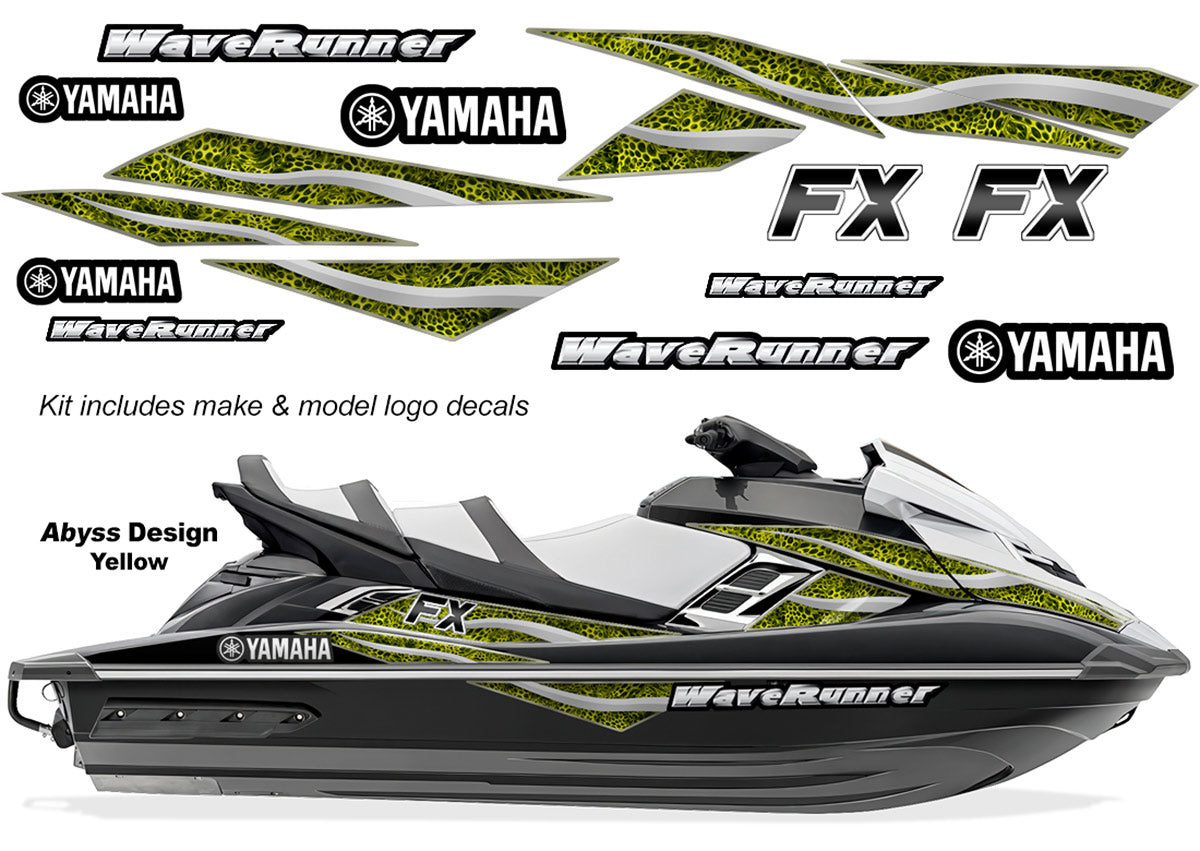 Yamaha WaveRunner FX HO Accent Graphics (2012-2018) - Abyss