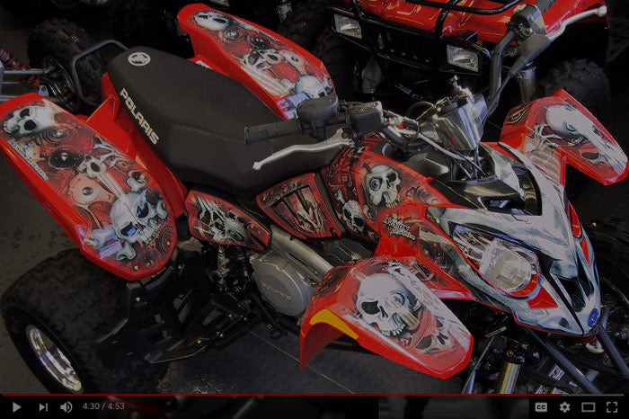 ATV Graphics Installation