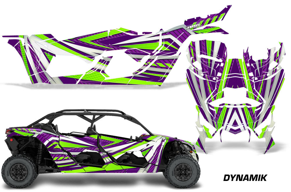 Can Am Maverick X3, X-DS, X-RS 4-Door Full-Coverage Graphics (2017-2020)