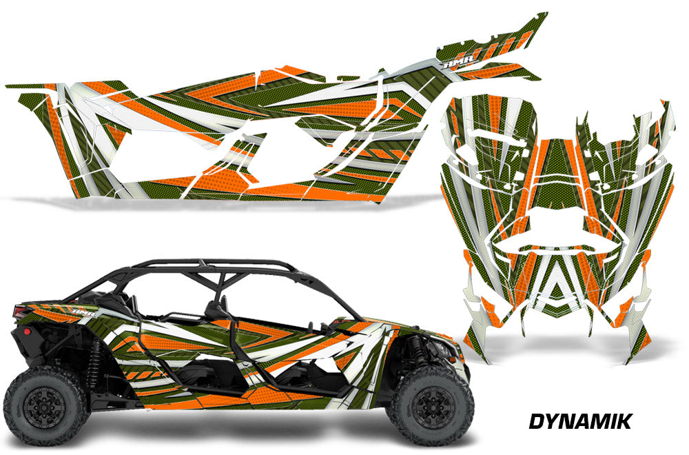 Can Am Maverick X3, X-DS, X-RS 4-Door Full-Coverage Graphics (2017-2020)