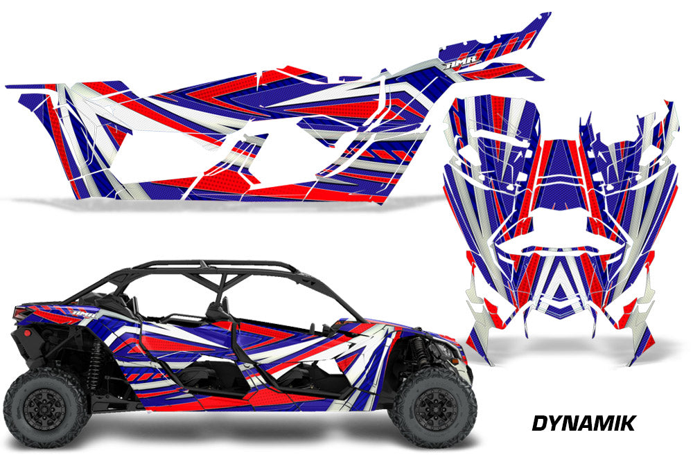 Can Am Maverick X3, X-DS, X-RS 4-Door Full-Coverage Graphics (2017-2020)