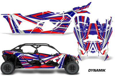 Can Am Maverick X3, X-DS, X-RS 4-Door Full-Coverage Graphics (2017-2020)