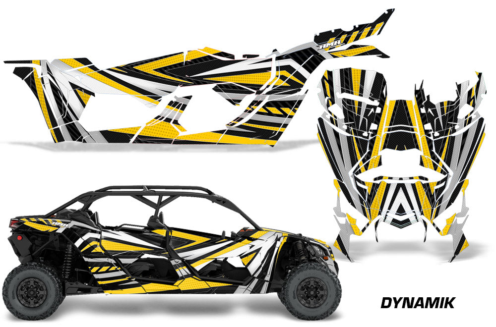 Can Am Maverick X3, X-DS, X-RS 4-Door Full-Coverage Graphics (2017-2020)