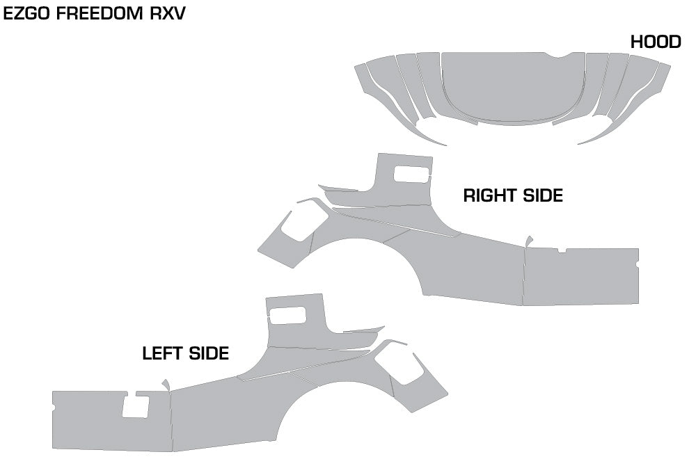 EZ-GO RXV Freedom Graphics (2016-2025)