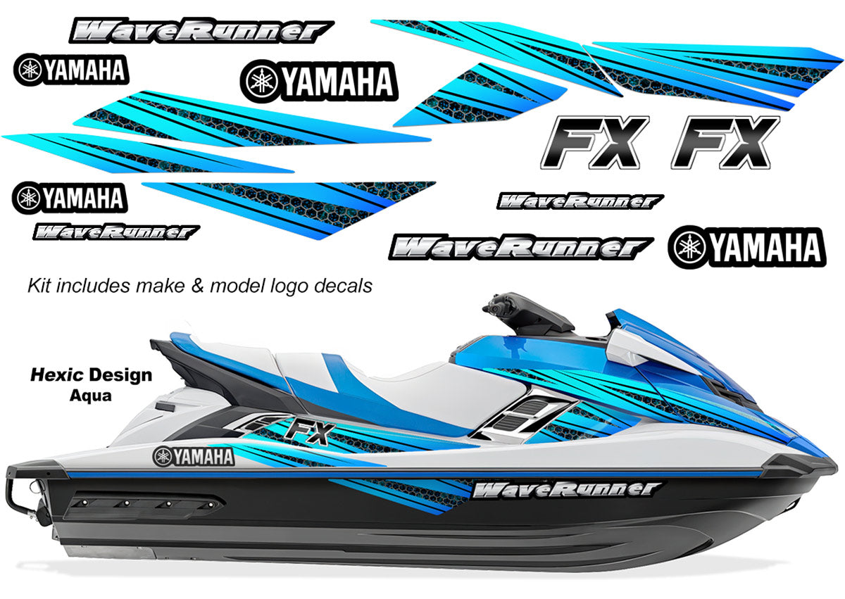 Yamaha WaveRunner FX HO Accent Graphics (2012-2018) - Hexis