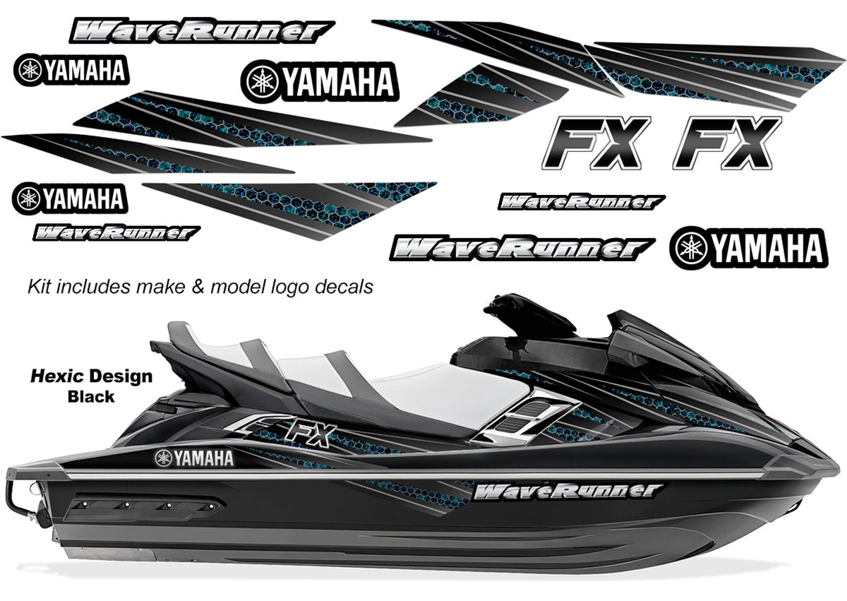 Yamaha WaveRunner FX HO Accent Graphics (2012-2018) - Hexis