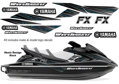 Yamaha WaveRunner FX HO Accent Graphics (2012-2018) - Hexic
