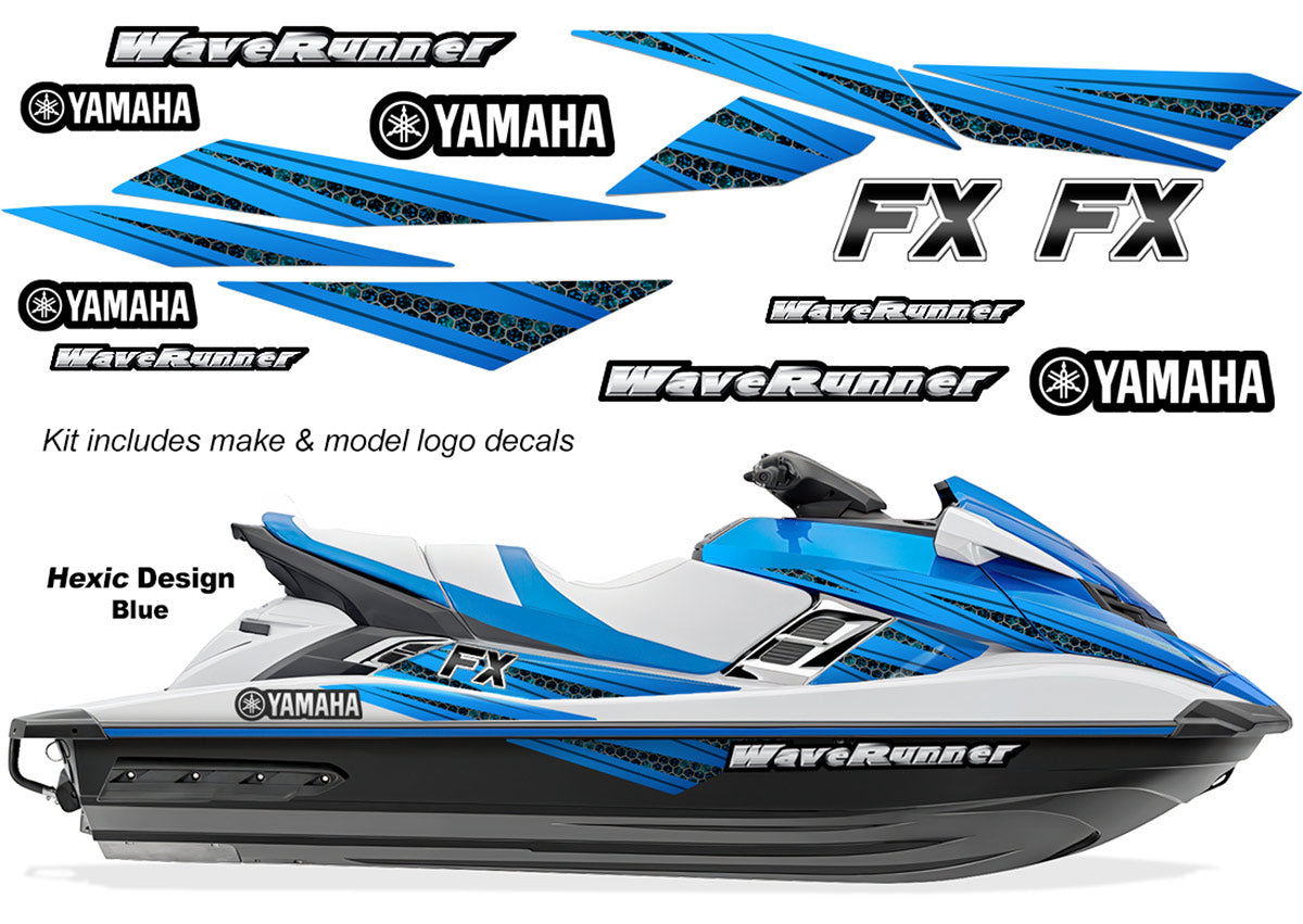 Yamaha WaveRunner FX HO Accent Graphics (2012-2018) - Hexis