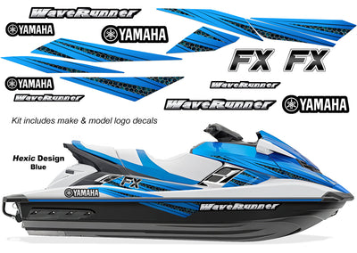 Yamaha WaveRunner FX HO Accent Graphics (2012-2018) - Hexic