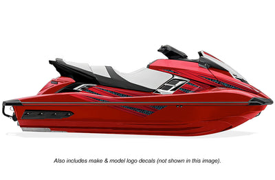 Yamaha WaveRunner FX HO Accent Graphics (2012-2018) - Hexic