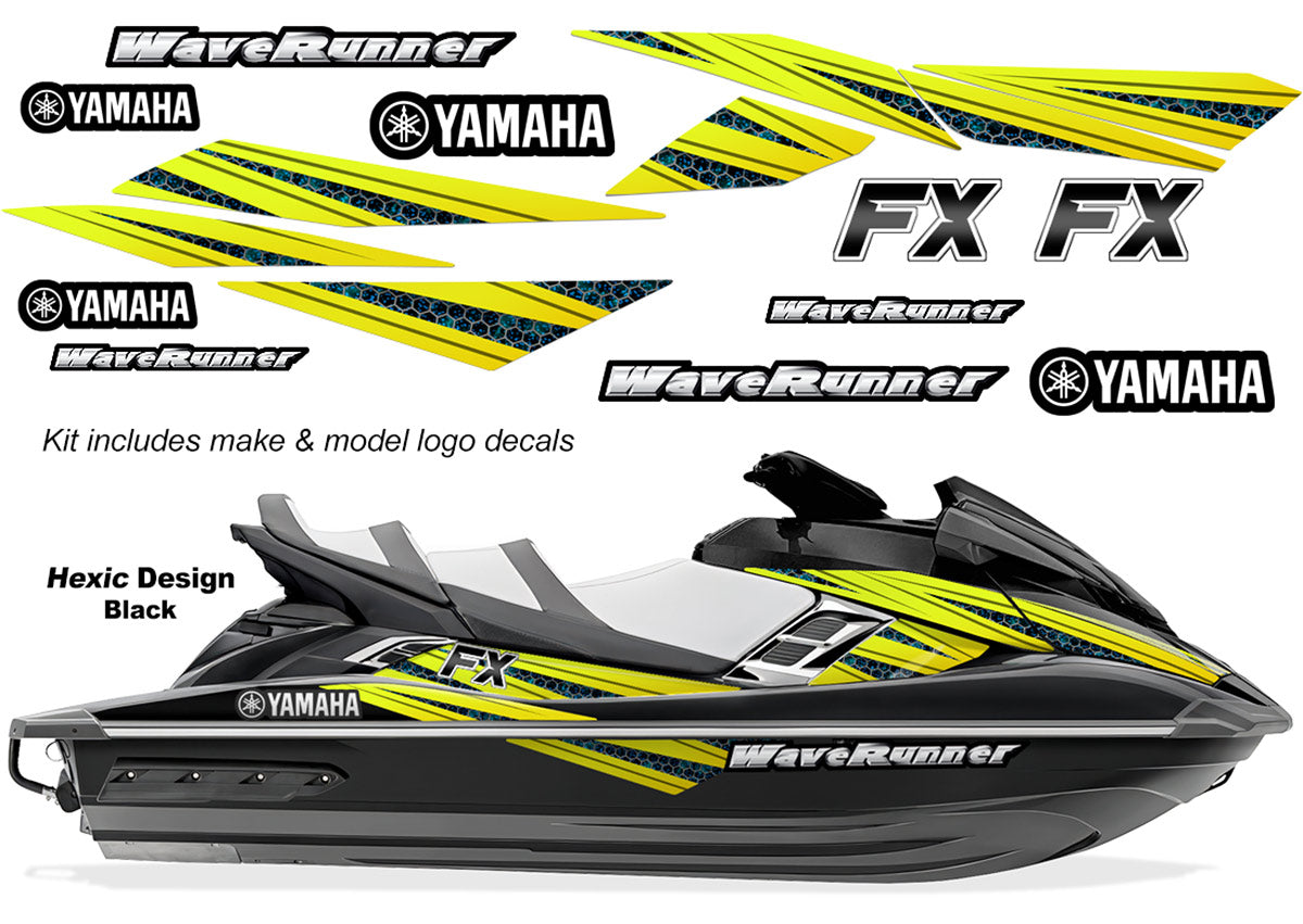 Yamaha WaveRunner FX HO Accent Graphics (2012-2018) - Hexis