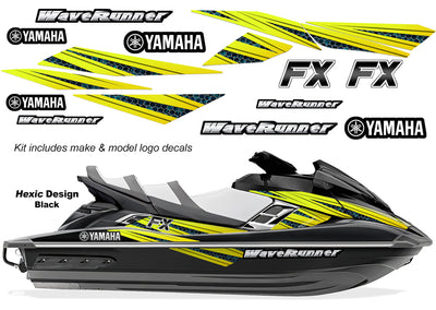 Yamaha WaveRunner FX HO Accent Graphics (2012-2018) - Hexic