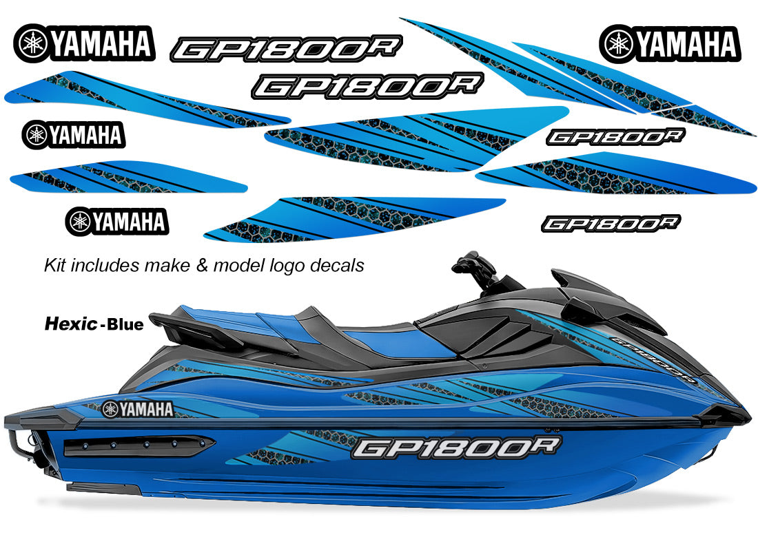 Yamaha WaveRunner GP 1800 Accent Graphics (2021-2026) - Hexis