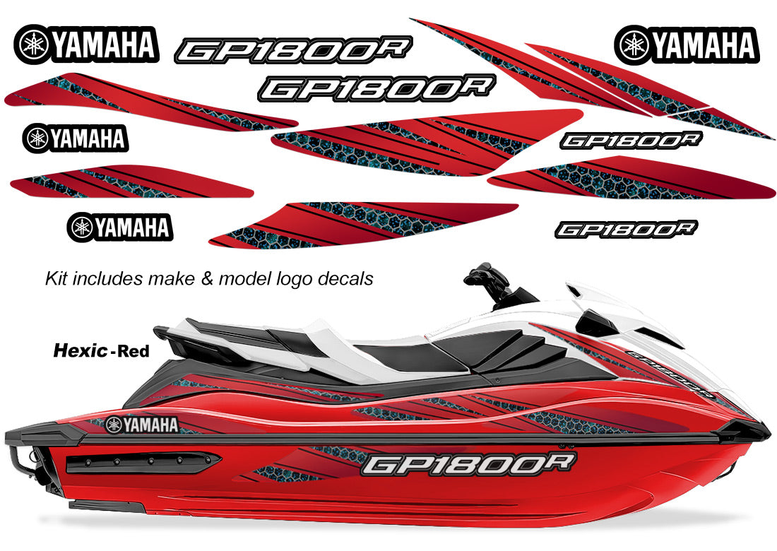 Yamaha WaveRunner GP 1800 Accent Graphics (2021-2026) - Hexis