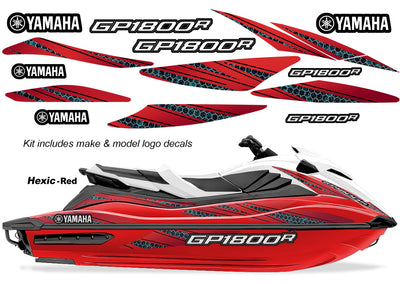 Yamaha WaveRunner GP 1800 Accent Graphics (2021-2026) - Hexic