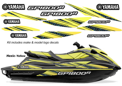 Yamaha WaveRunner GP 1800 Accent Graphics (2021-2026) - Hexic