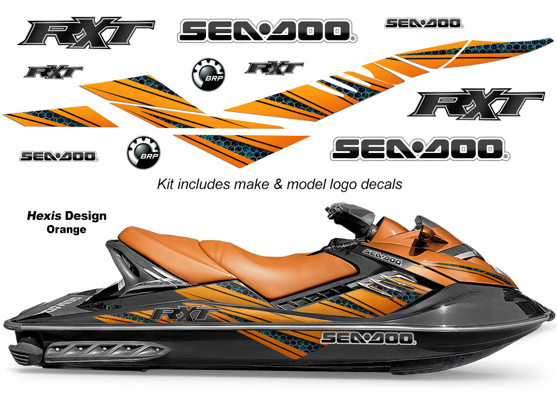 Sea Doo RXT Accent Graphics (2005-2009) - Hexis