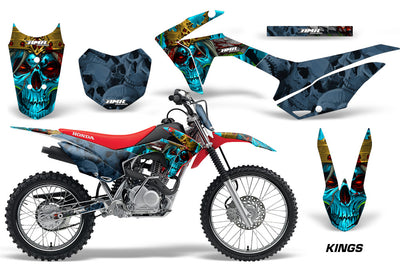2014-2018 Honda CRF 125F Motocross Graphics Kit – Kings Vinyl Decals