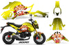 Yellow Jackpot Design on a Honda Grom 125 Graphics Kit (2017–2020)