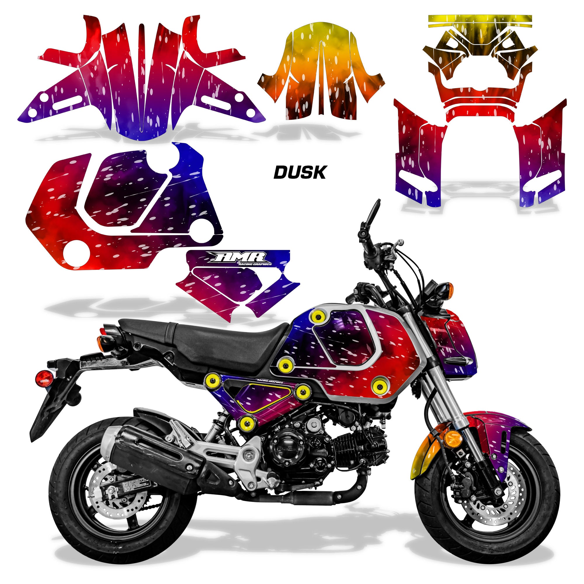Honda Grom 125 (2021-2024) Motorcycle Graphics