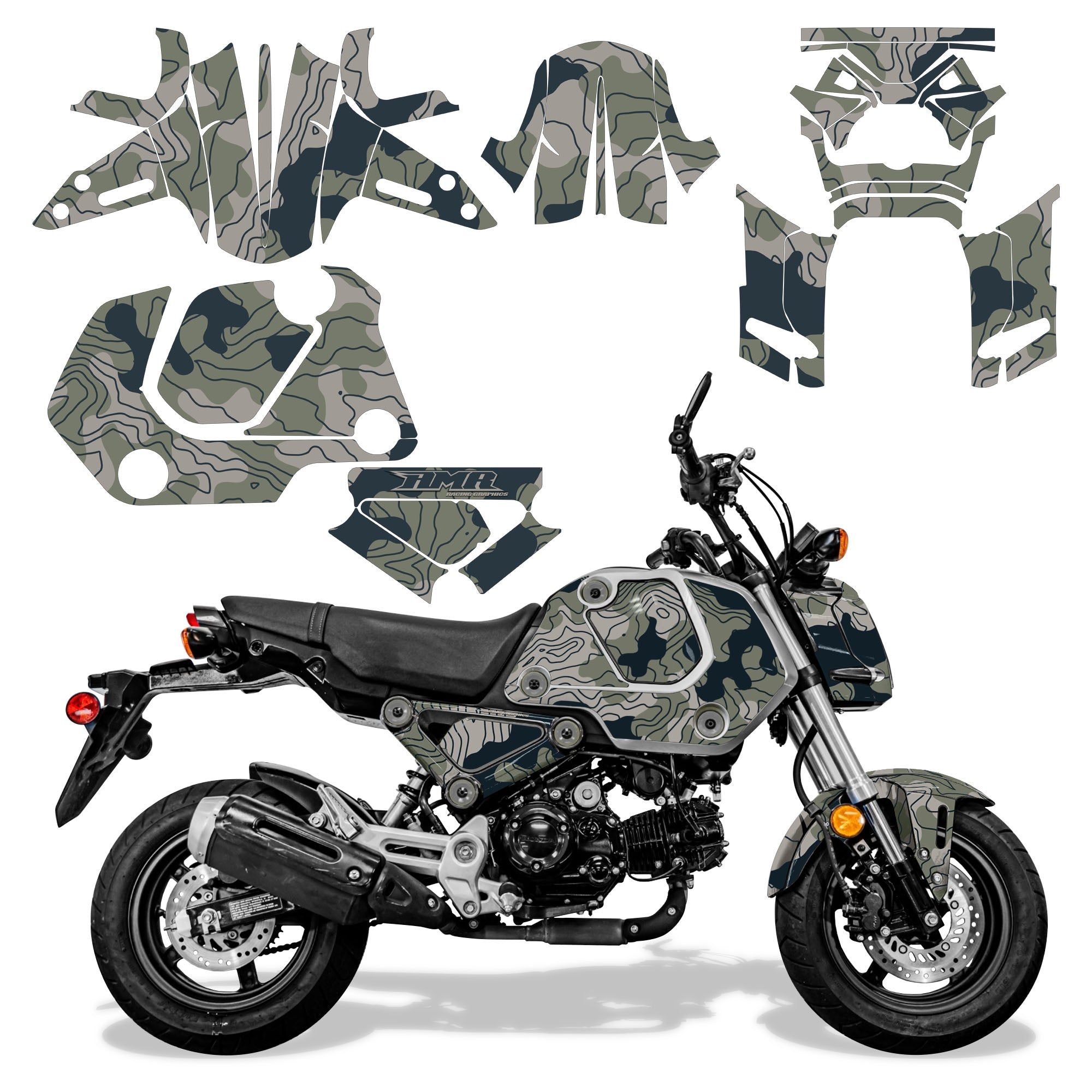 Honda Grom 125 (2021-2024) Motorcycle Graphics
