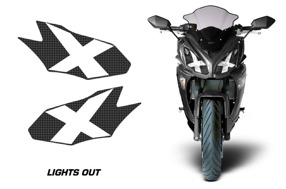 Kawasaki Ninja 650R Headlight Graphics (2012-2014)