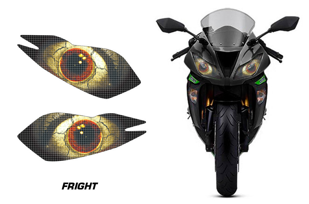 Kawasaki Ninja ZX-6R Headlight Graphics (2013-2016)