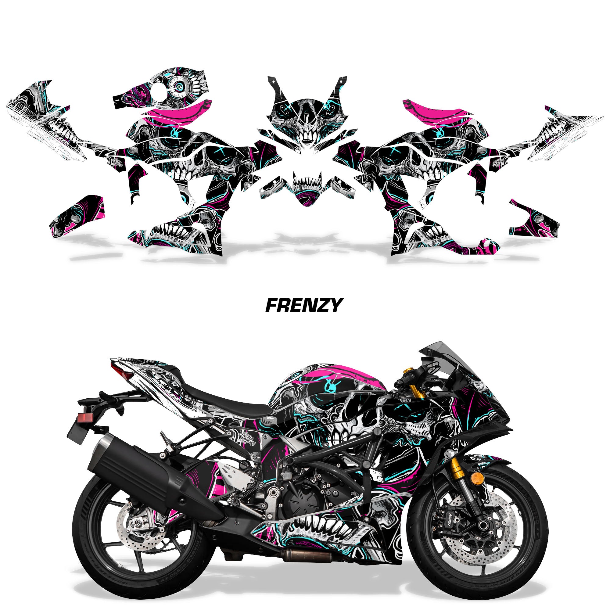 Kawasaki Ninja 636 ZX-6R Ninja Graphics (2024-2026)