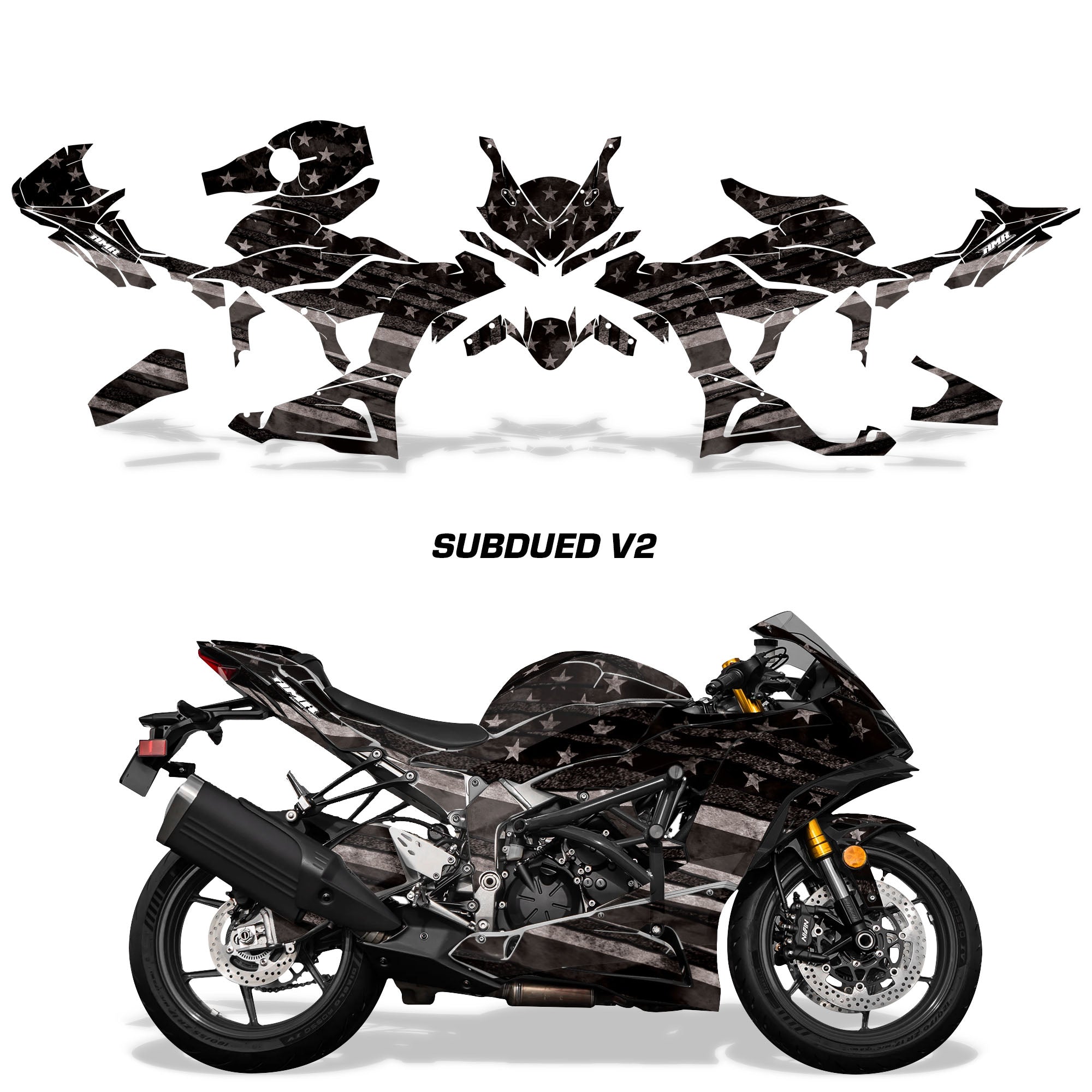 Kawasaki Ninja 636 ZX-6R Ninja Graphics (2024-2026)