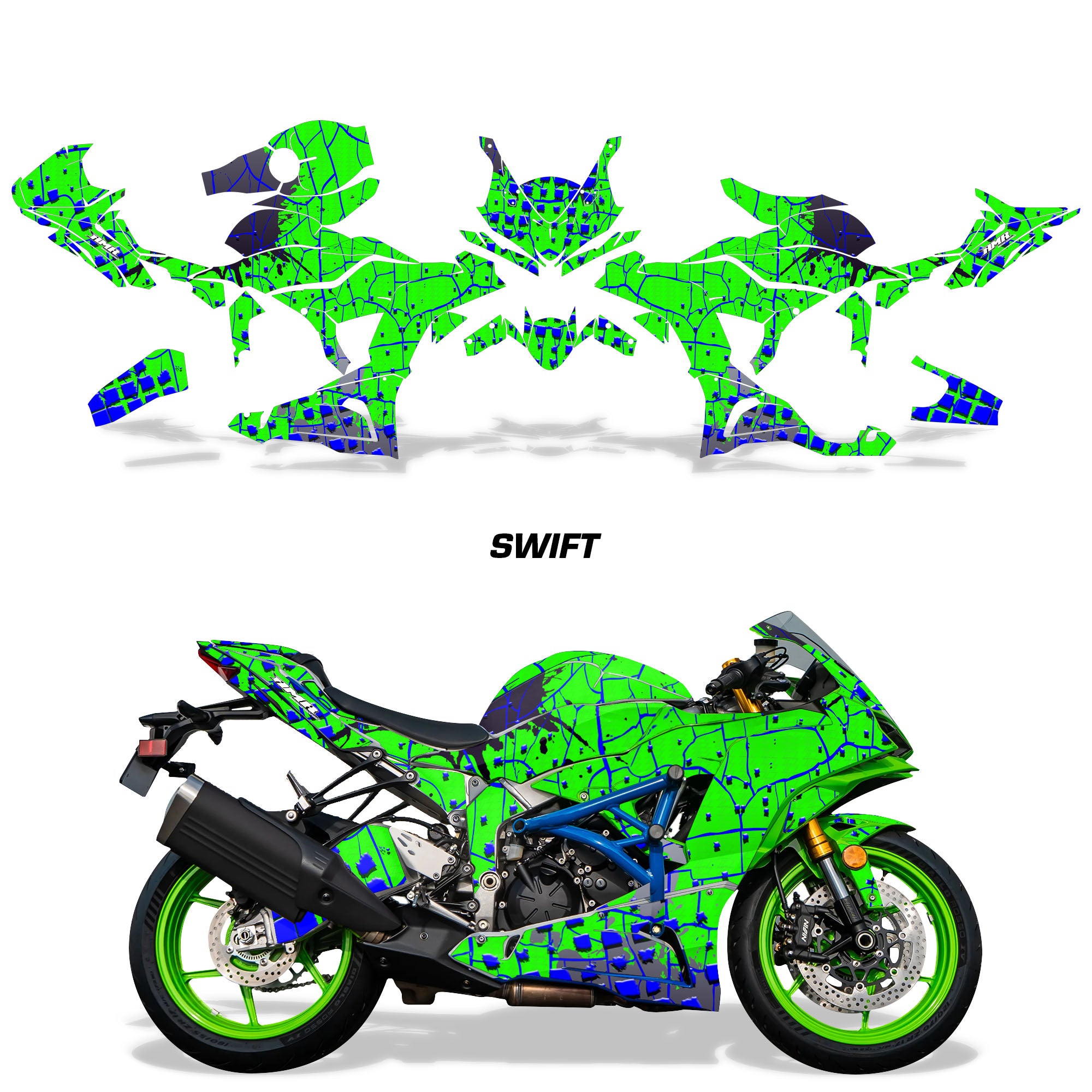 Kawasaki Ninja 636 ZX-6R Ninja Graphics (2024-2026)