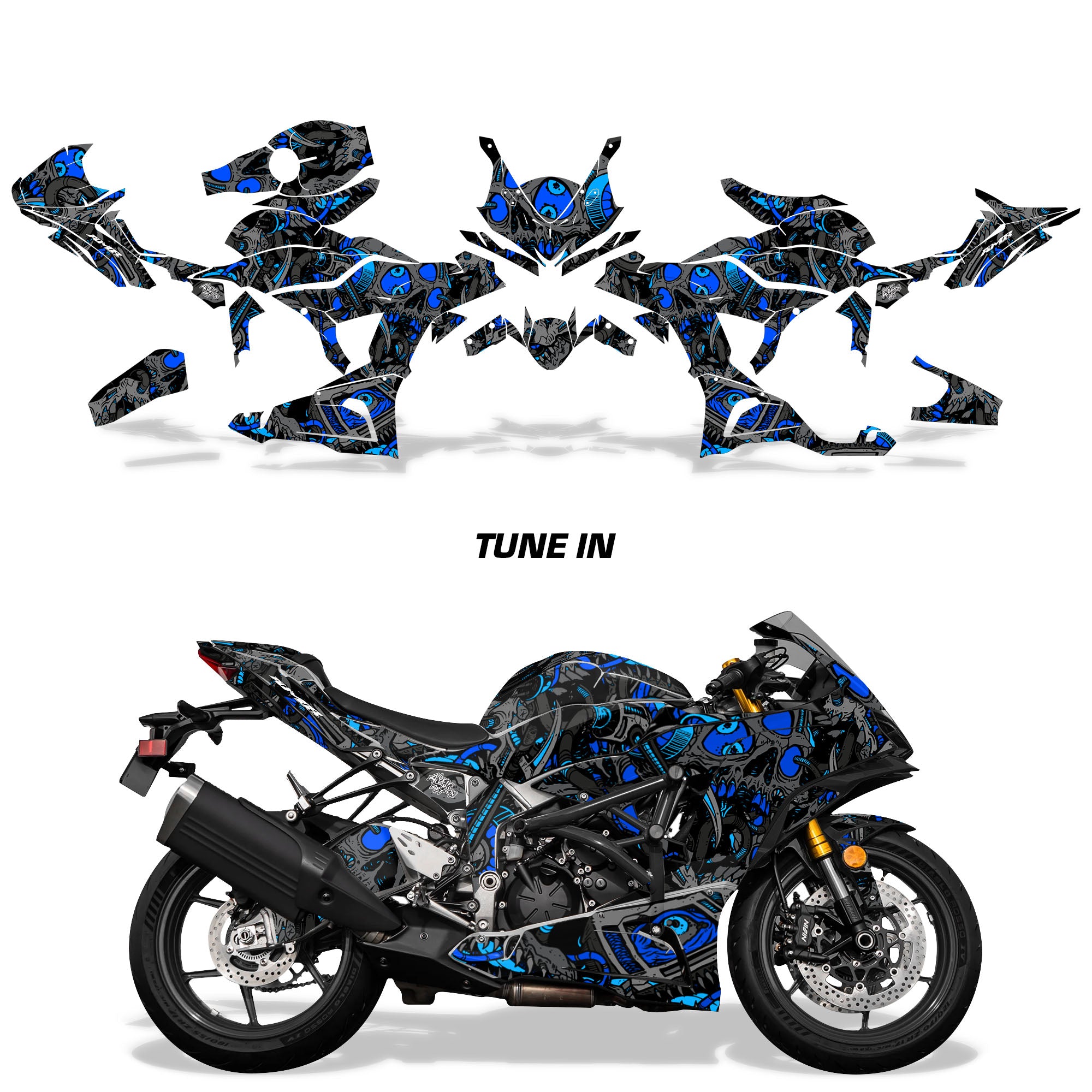 Kawasaki Ninja 636 ZX-6R Ninja Graphics (2024-2026)