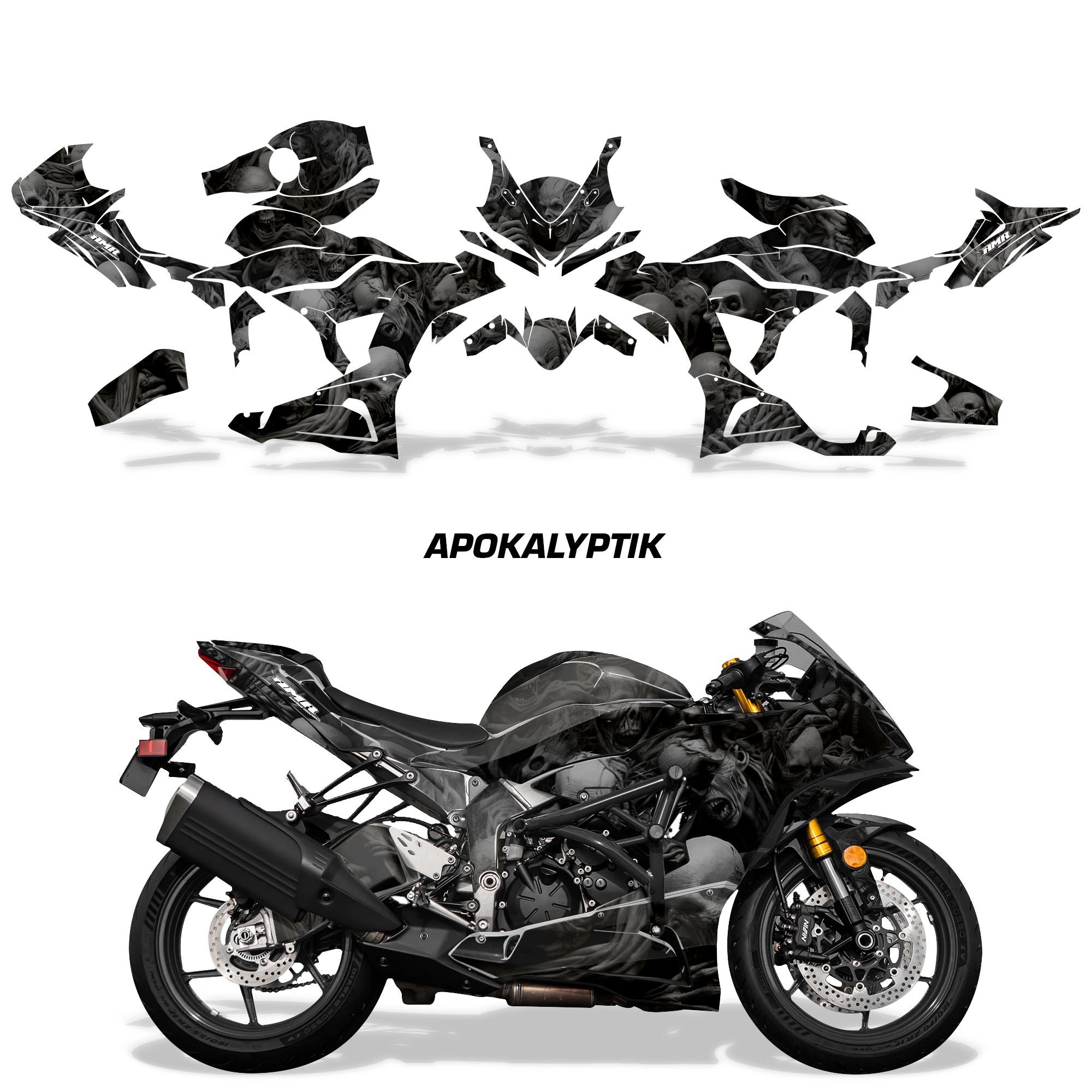 Kawasaki Ninja 636 ZX-6R Ninja Graphics (2024-2026)