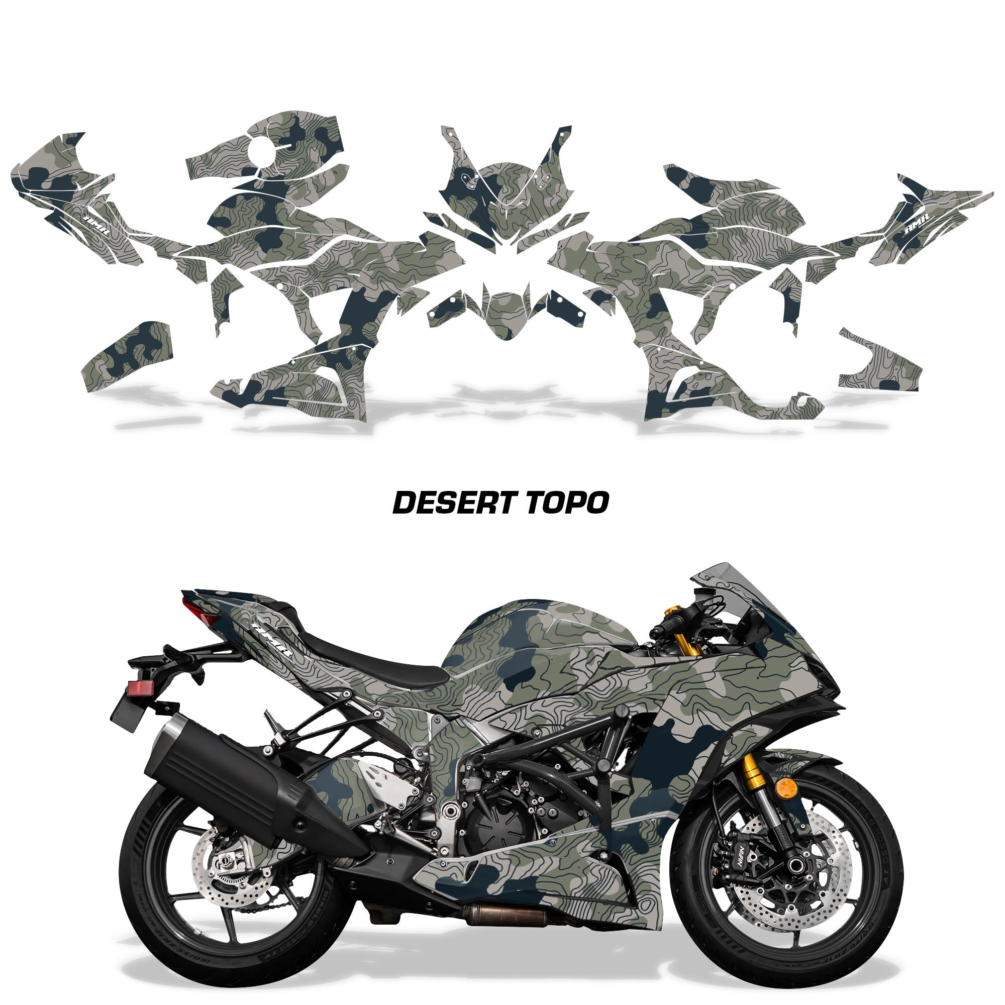 Kawasaki Ninja 636 ZX-6R Ninja Graphics (2024-2026)