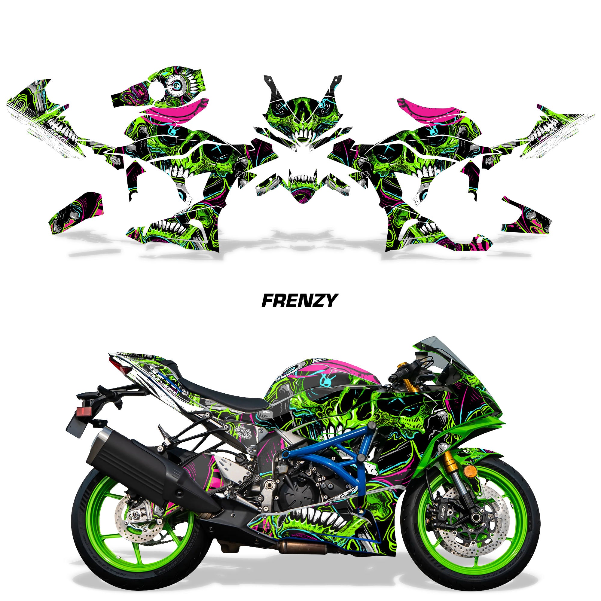Kawasaki Ninja 636 ZX-6R Ninja Graphics (2024-2026)
