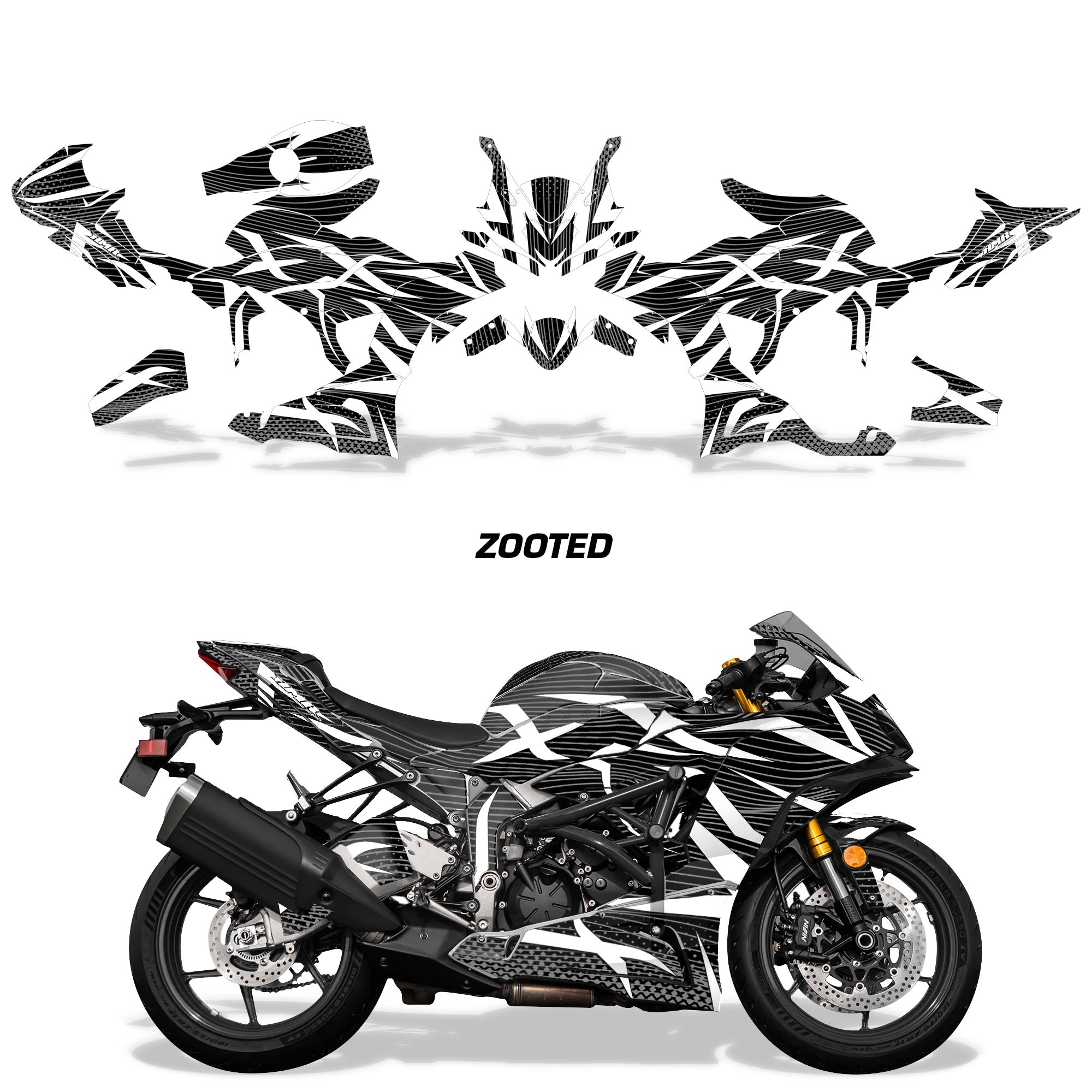 Kawasaki Ninja 636 ZX-6R Ninja Graphics (2024-2026)