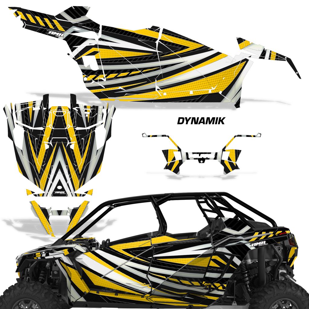 Polaris RZR Pro 4-Door Graphics (2019-2024)