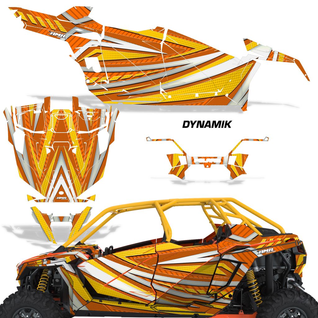 Polaris RZR Pro 4-Door Graphics (2019-2024)
