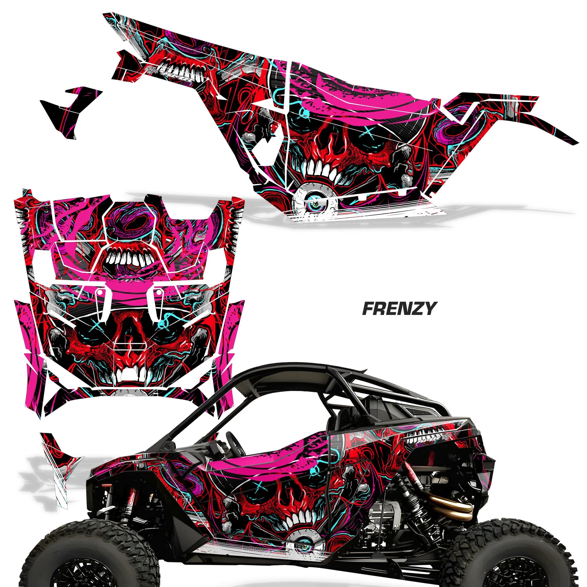POLARIS RZR PRO R & PRO S & PRO XP 2DR UTV 2025-2026 Graphics Kit