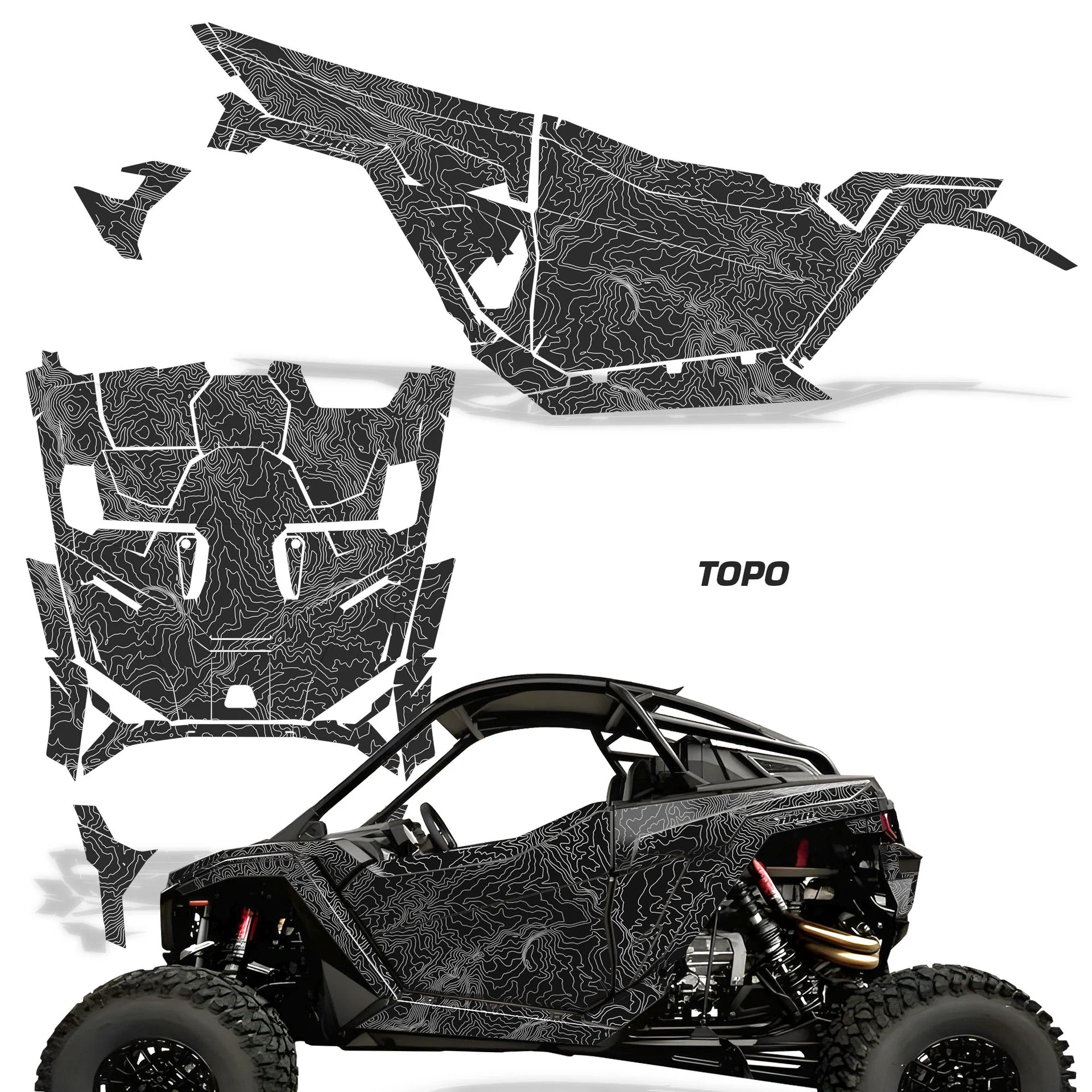 POLARIS RZR PRO R & PRO S & PRO XP 2DR UTV 2025-2026 Graphics Kit