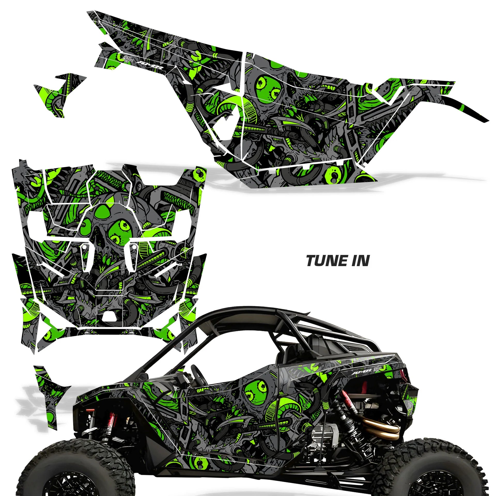 POLARIS RZR PRO R & PRO S & PRO XP 2DR UTV 2025-2026 Graphics Kit