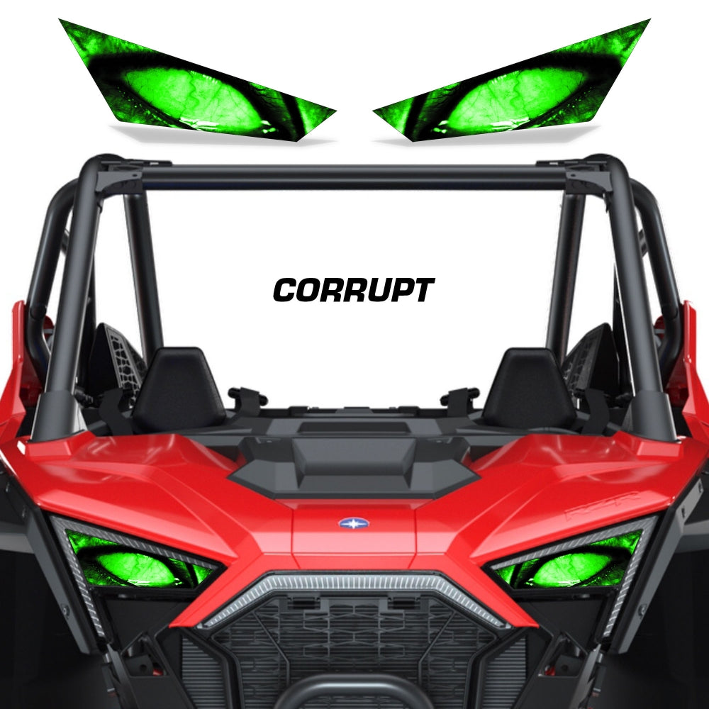 Polaris RZR Pro XP Headlight Graphics (2020-2023)
