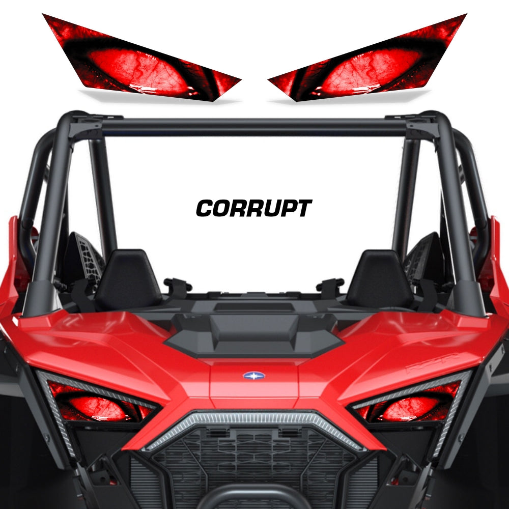 Polaris RZR Pro XP Headlight Graphics (2020-2023)