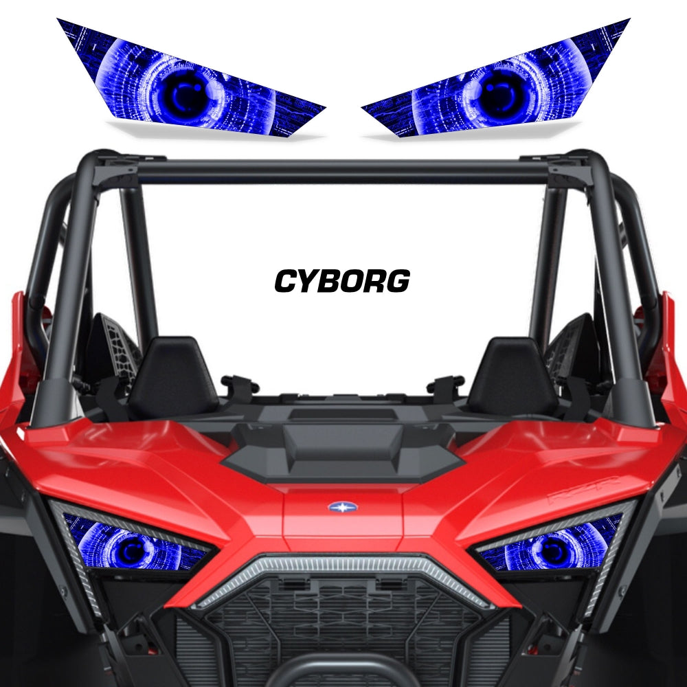Polaris RZR Pro XP Headlight Graphics (2020-2023)