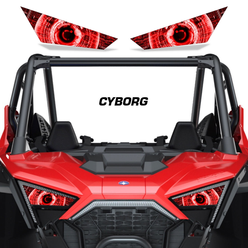 Polaris RZR Pro XP Headlight Graphics (2020-2023)