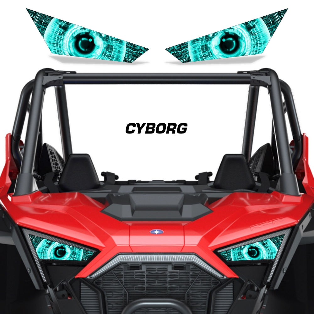 Polaris RZR Pro XP Headlight Graphics (2020-2023)