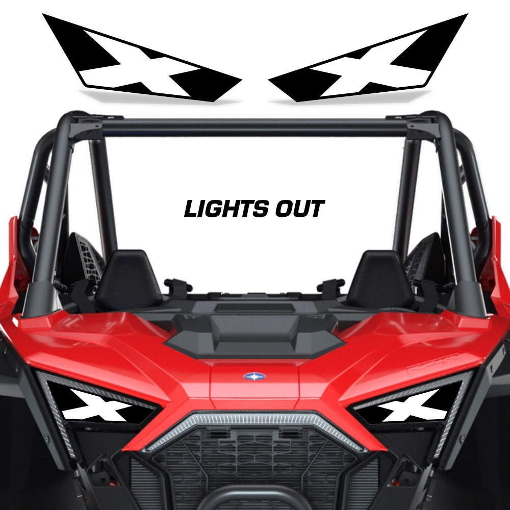 Polaris RZR Pro XP Headlight Graphics (2020-2023)